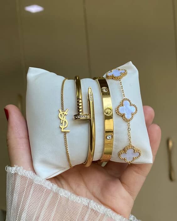 Luxury Designer Inspired Gold Stack