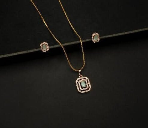 Emerald Cut Vintage Glamour Set