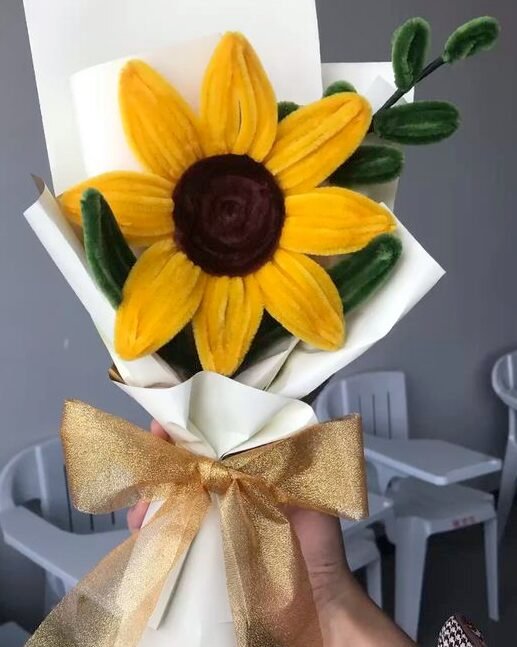 Sunflower Crochet Bouquet