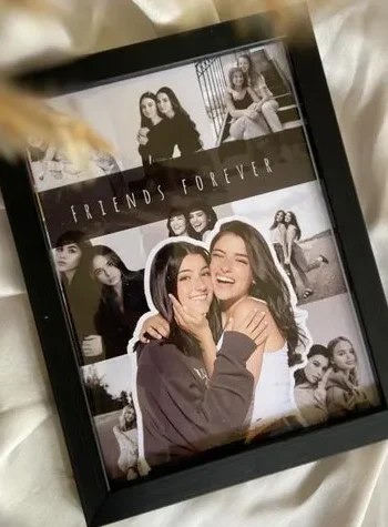 Custom "Friends Forever" Photo Collage Frame